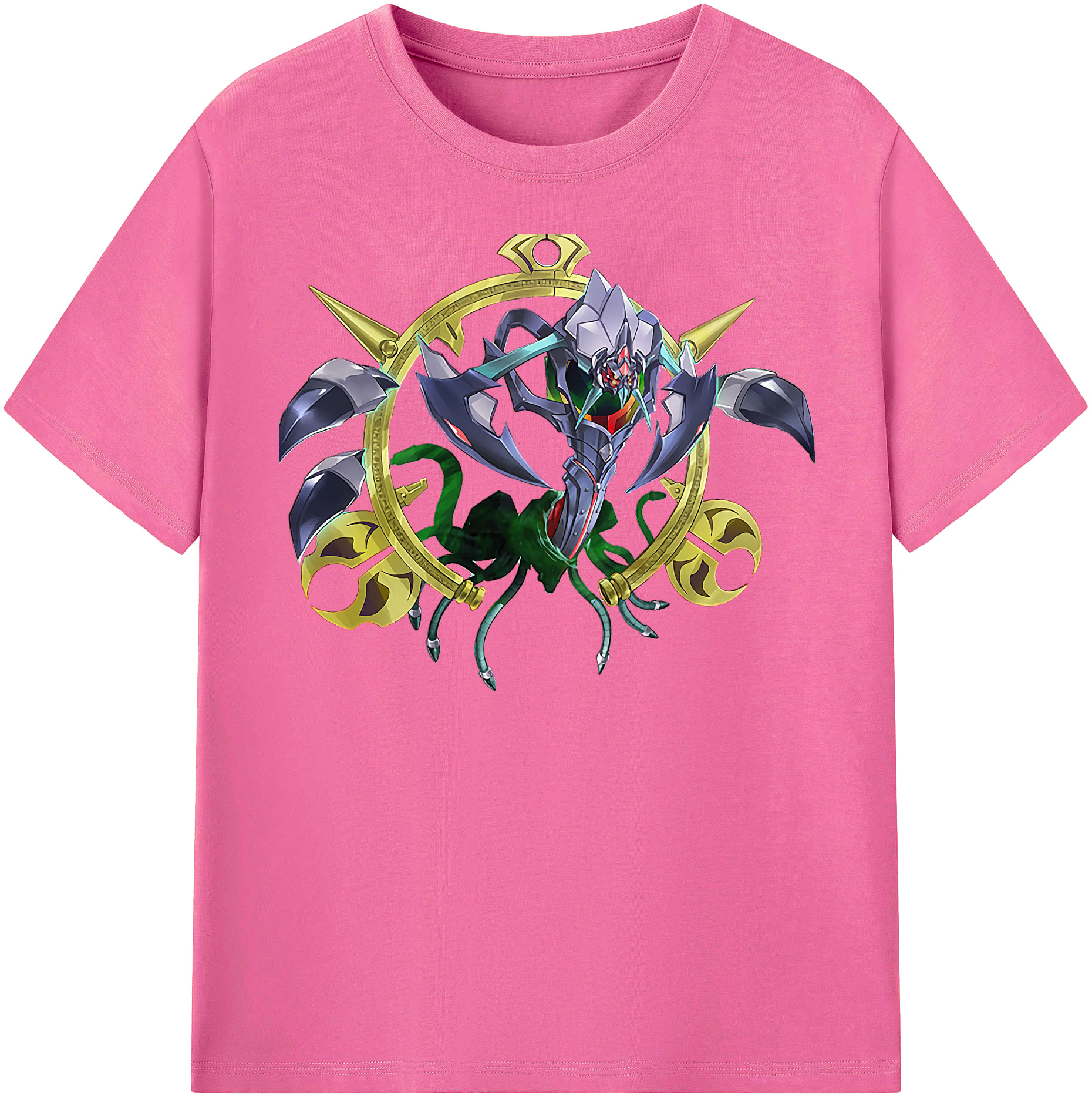 （画像用） 遊☆戯☆王 Yu-Gi-Oh! レディースカジュアルプリントTシャツ（綿100％）